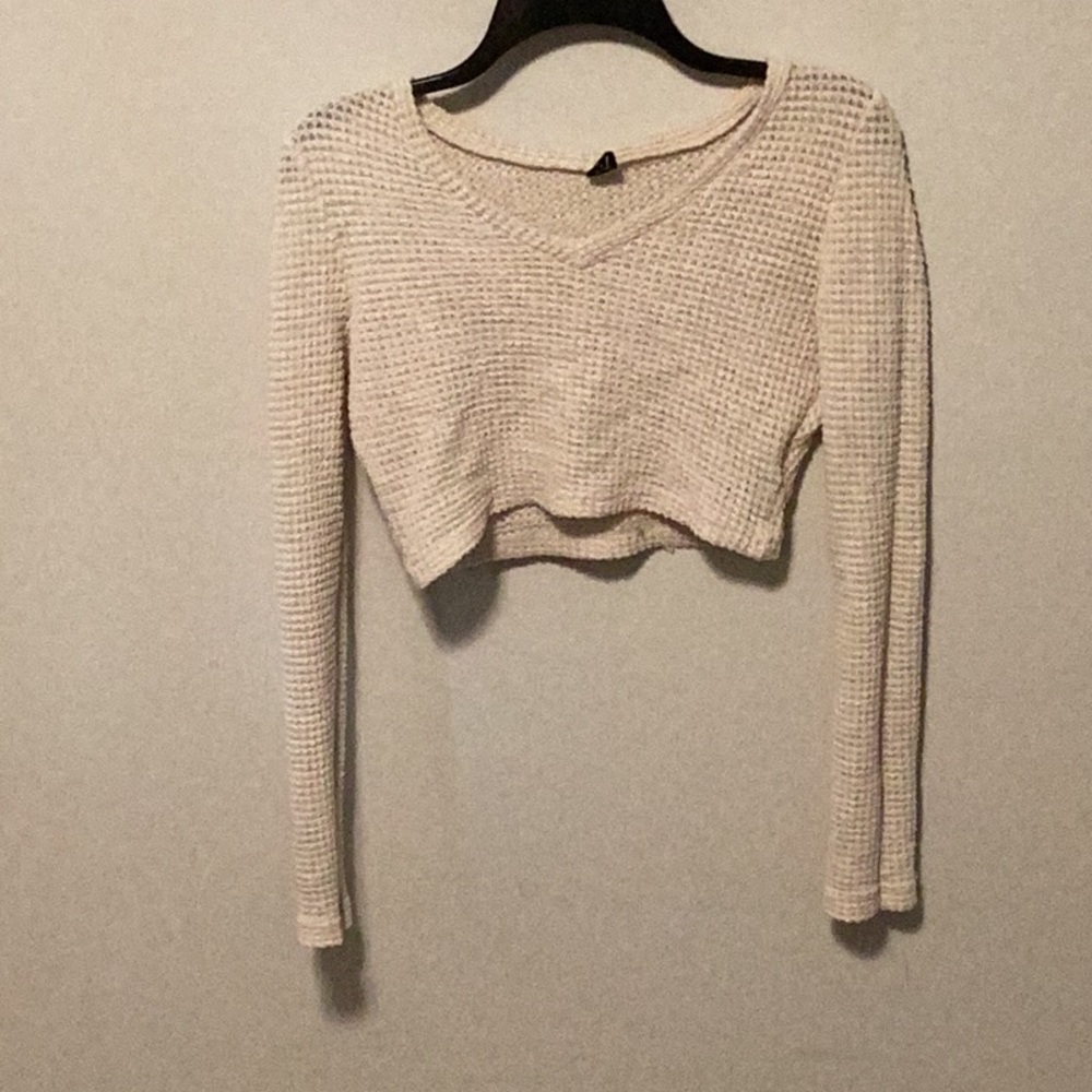 Crop top long sleeve